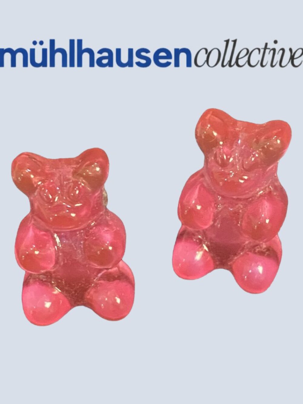 Mühlhausen Collective Pink Gummy Bear Earrings
